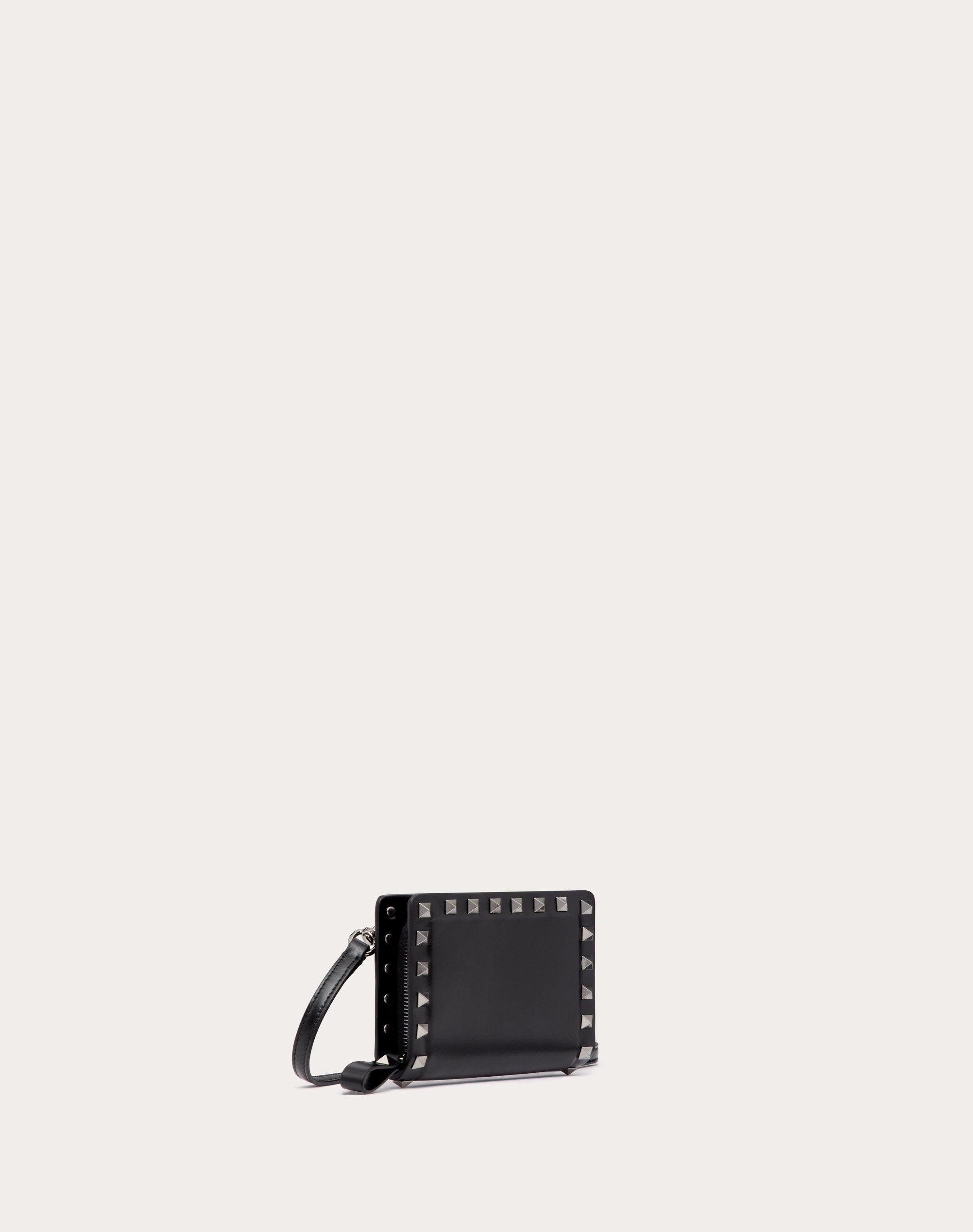 ROCKSTUD CALFSKIN NECK WALLET - 4