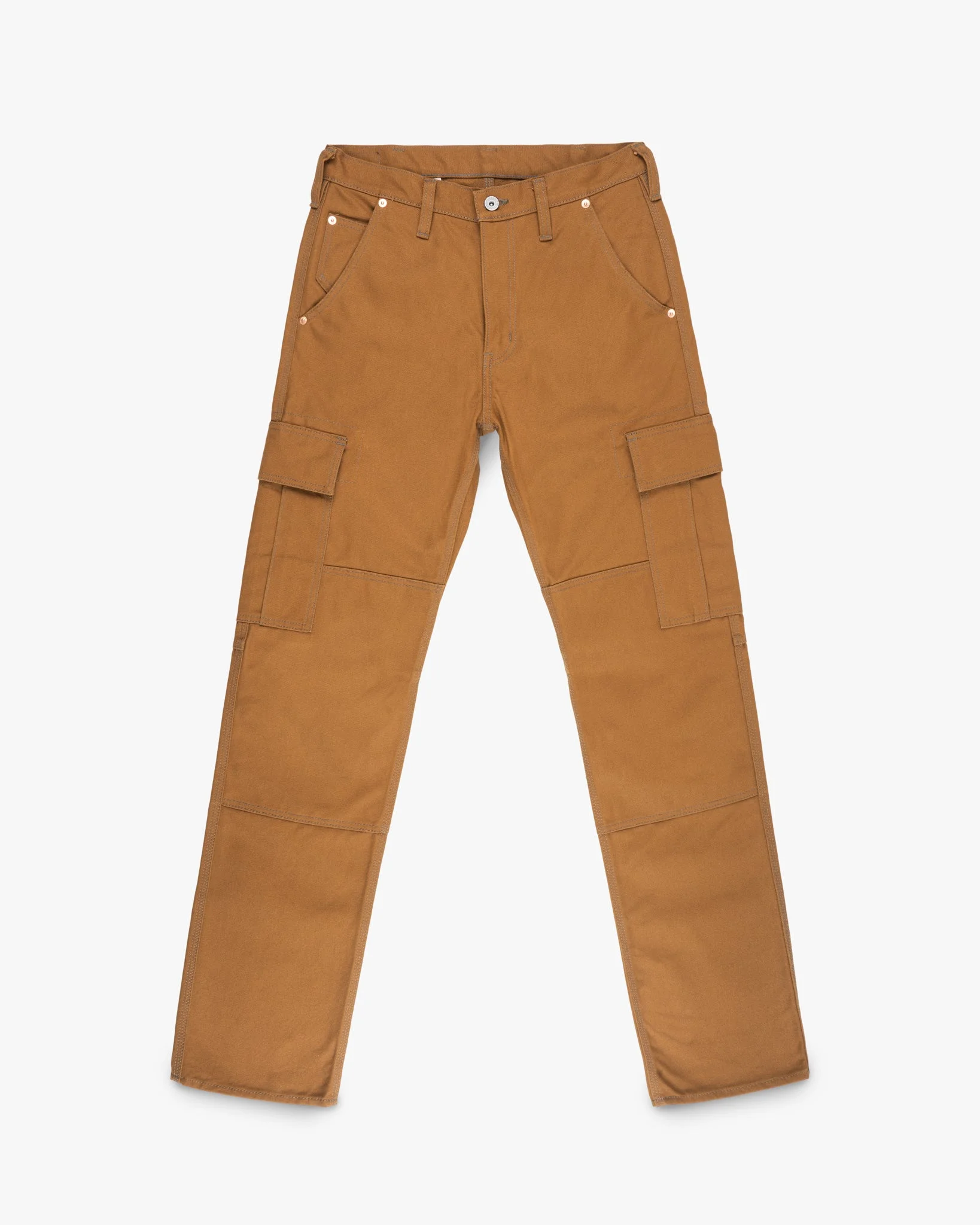 IH-743-BRN 17OZ DUCK CARGO PANTS - BROWN - 1