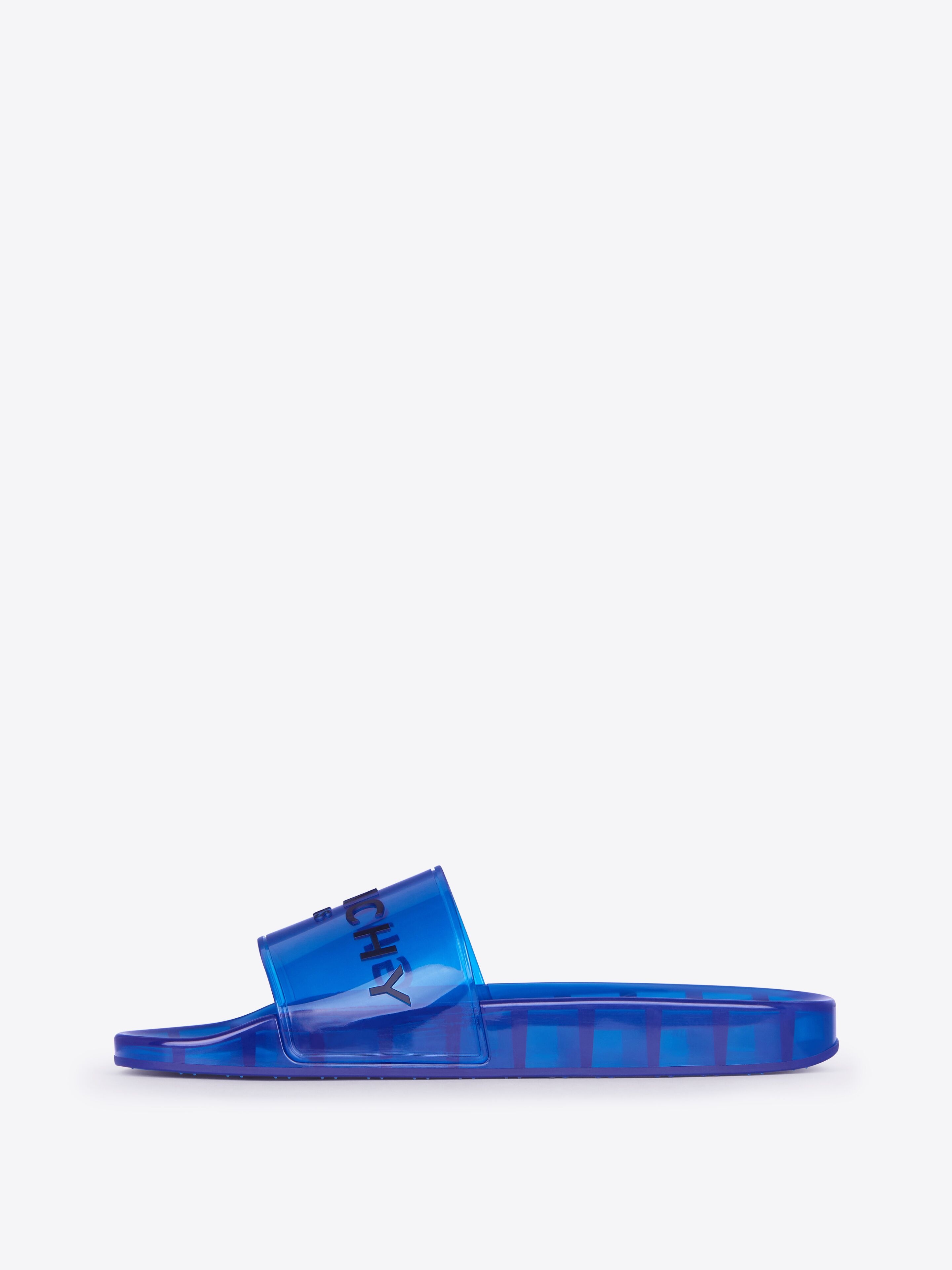 GIVENCHY PARIS FLAT SANDALS IN TRANSPARENT RUBBER - 3