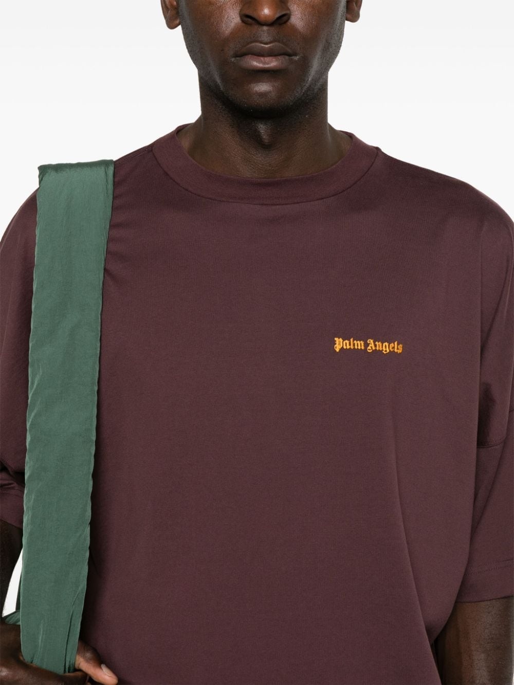embroidered-logo cotton T-shirt - 5