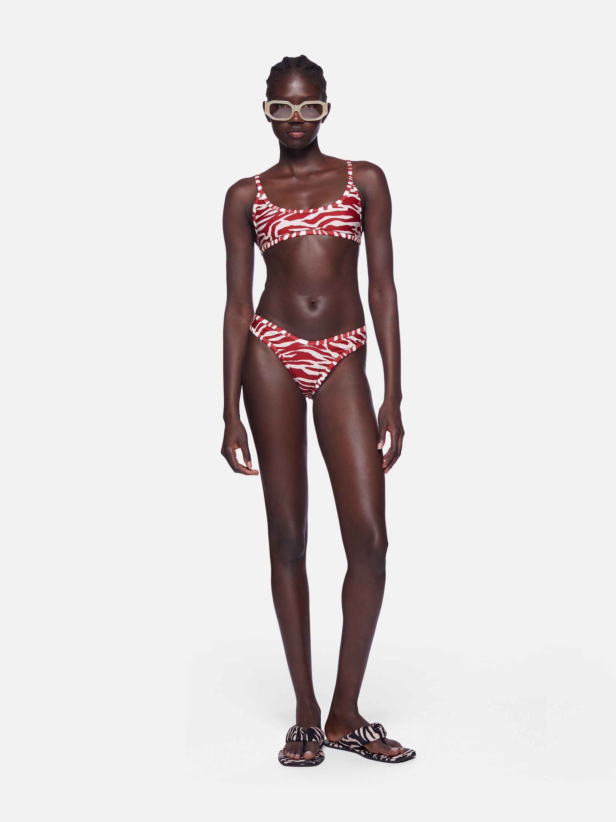 RED AND MILK BIKINI - 3