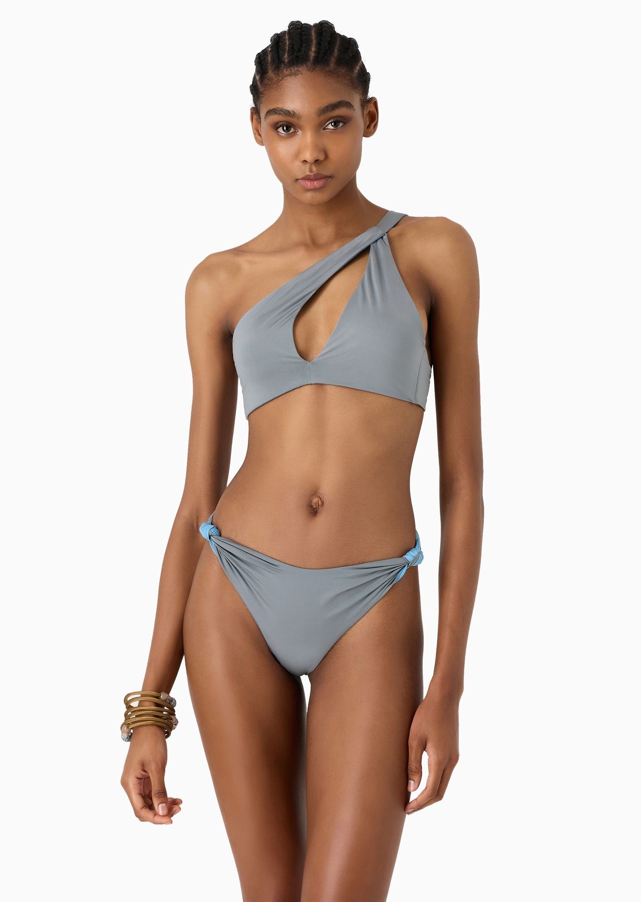 Asymmetric bandeau bikini - 2