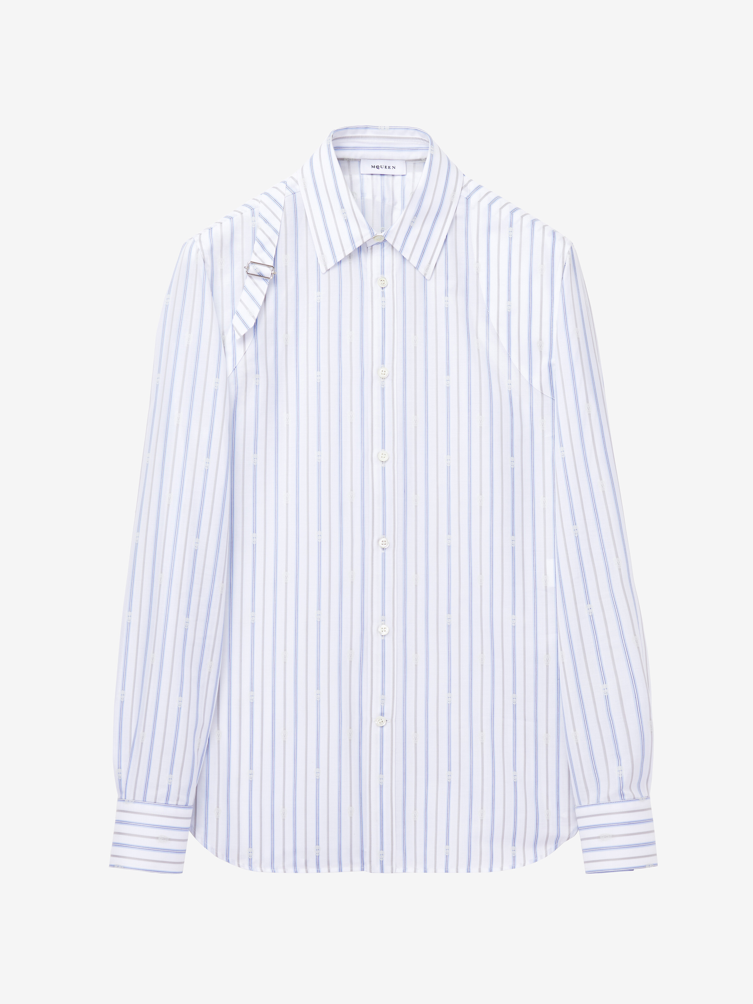 Skull Stripe Harness Shirt - 1