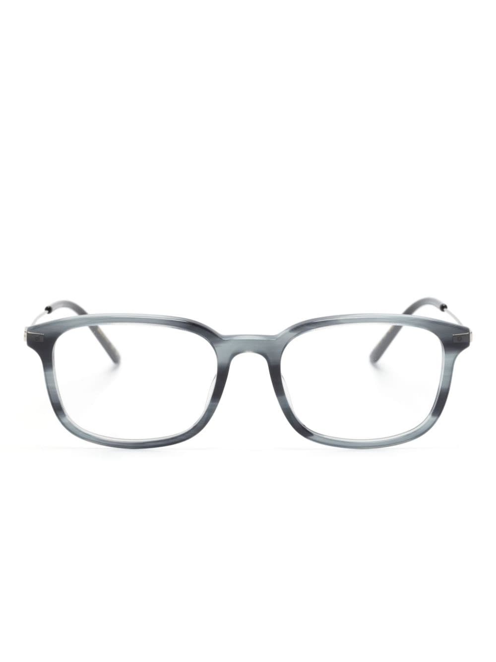 tortoiseshell square-frame glasses - 1