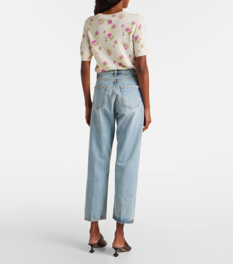 The Vertical Crop high-rise straight jeans 3