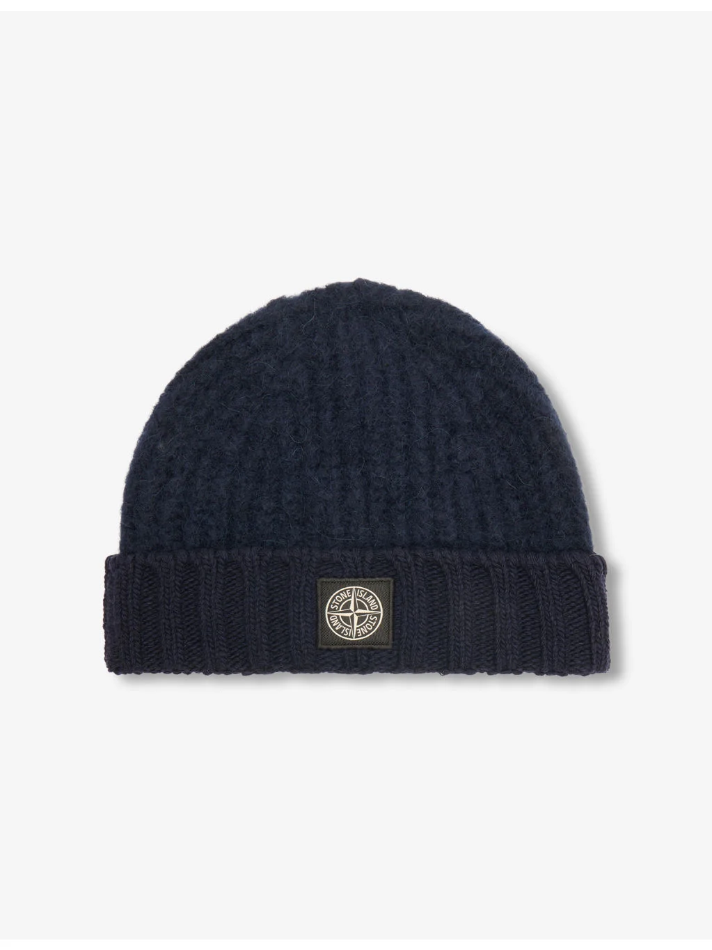 Logo-Patch Alpaca-Blend Beanie Hat - 1