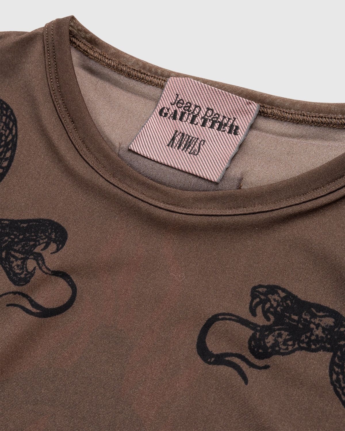 Jean Paul Gaultier – Trompe l'oeil Tattoo Longsleeve Top Ebene/Grey/Black - 5