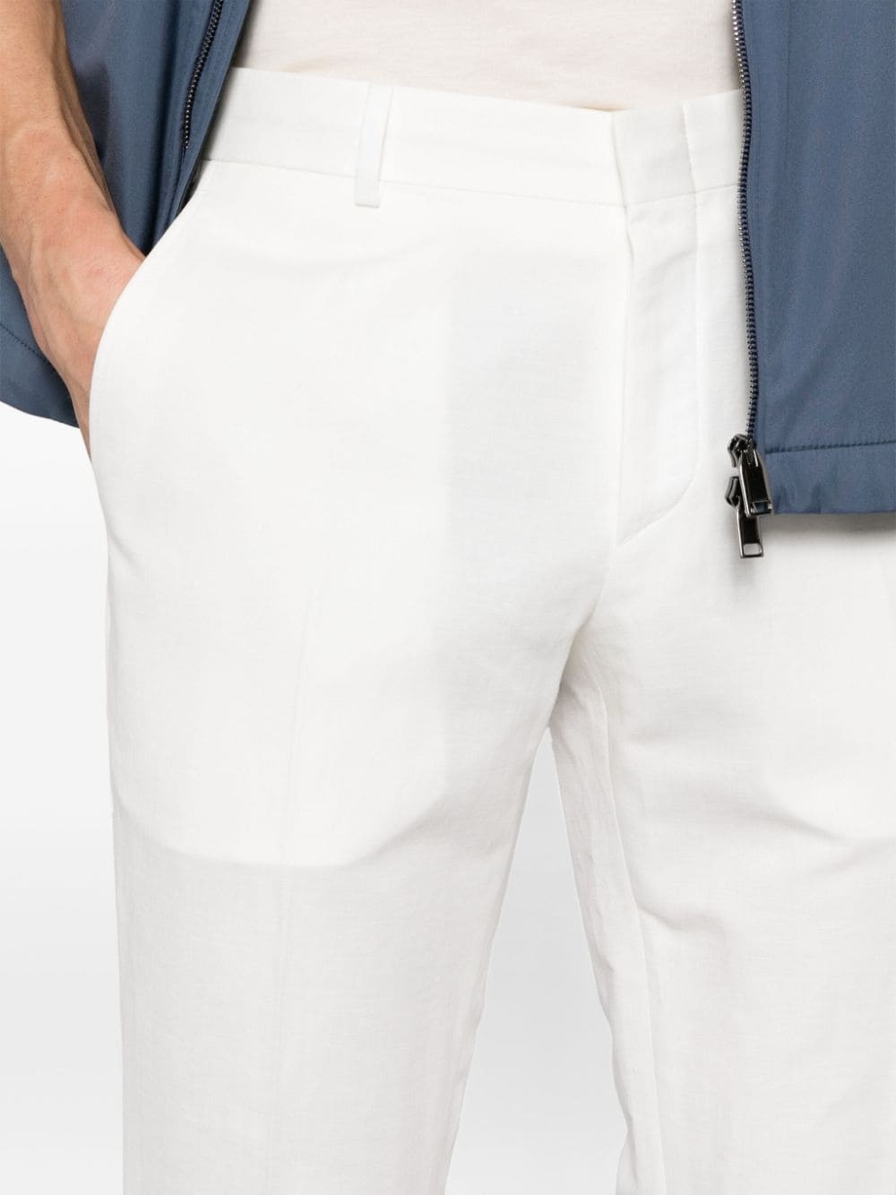 Pienza tapered-leg chinos - 5