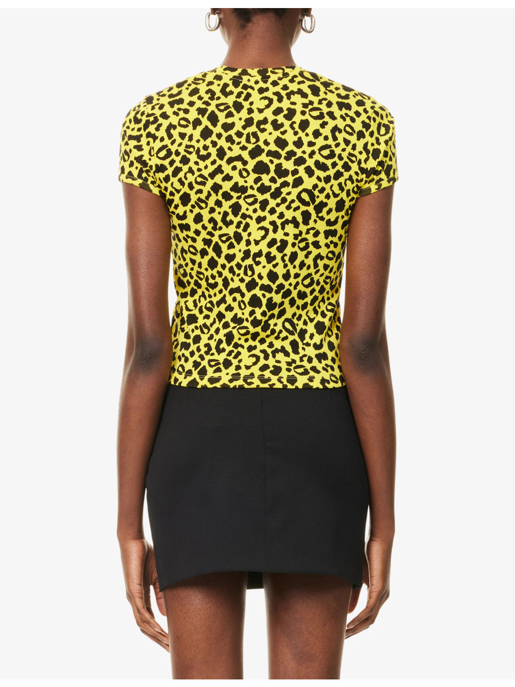 Crystals Leopard-Print Cotton-Jersey T-Shirt - 4