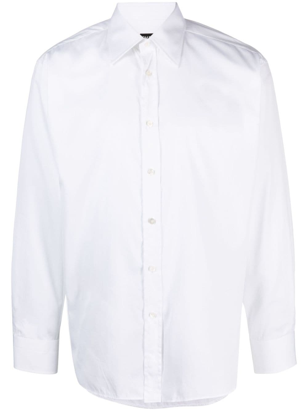 Cotton Silk Poplin slim-fit shirt - 1