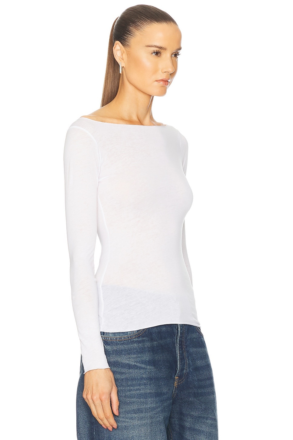 Boatneck Long Sleeve Tee - 2