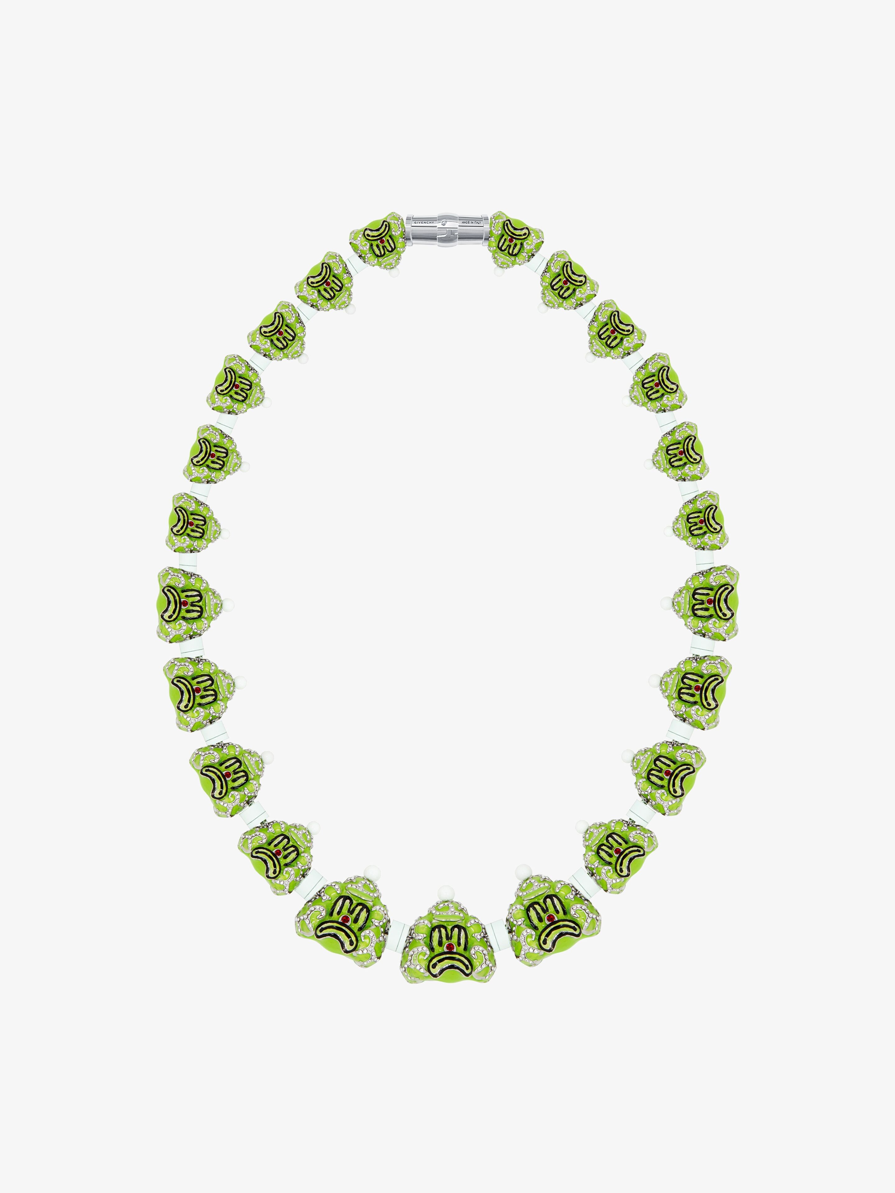 CLOWN NECKLACE IN CRYTALS - 1