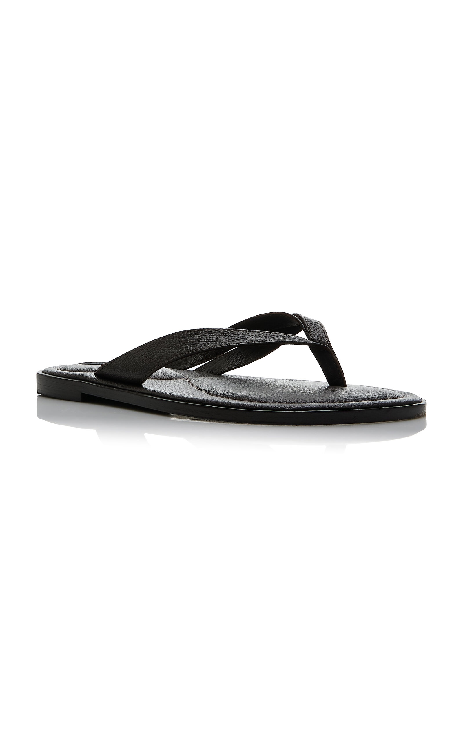 Morgan Leather Sandals grey - 4