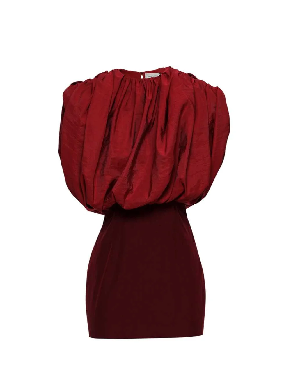 Magda Butrym Women Red Mini Dress With Ruched Bodice - 1