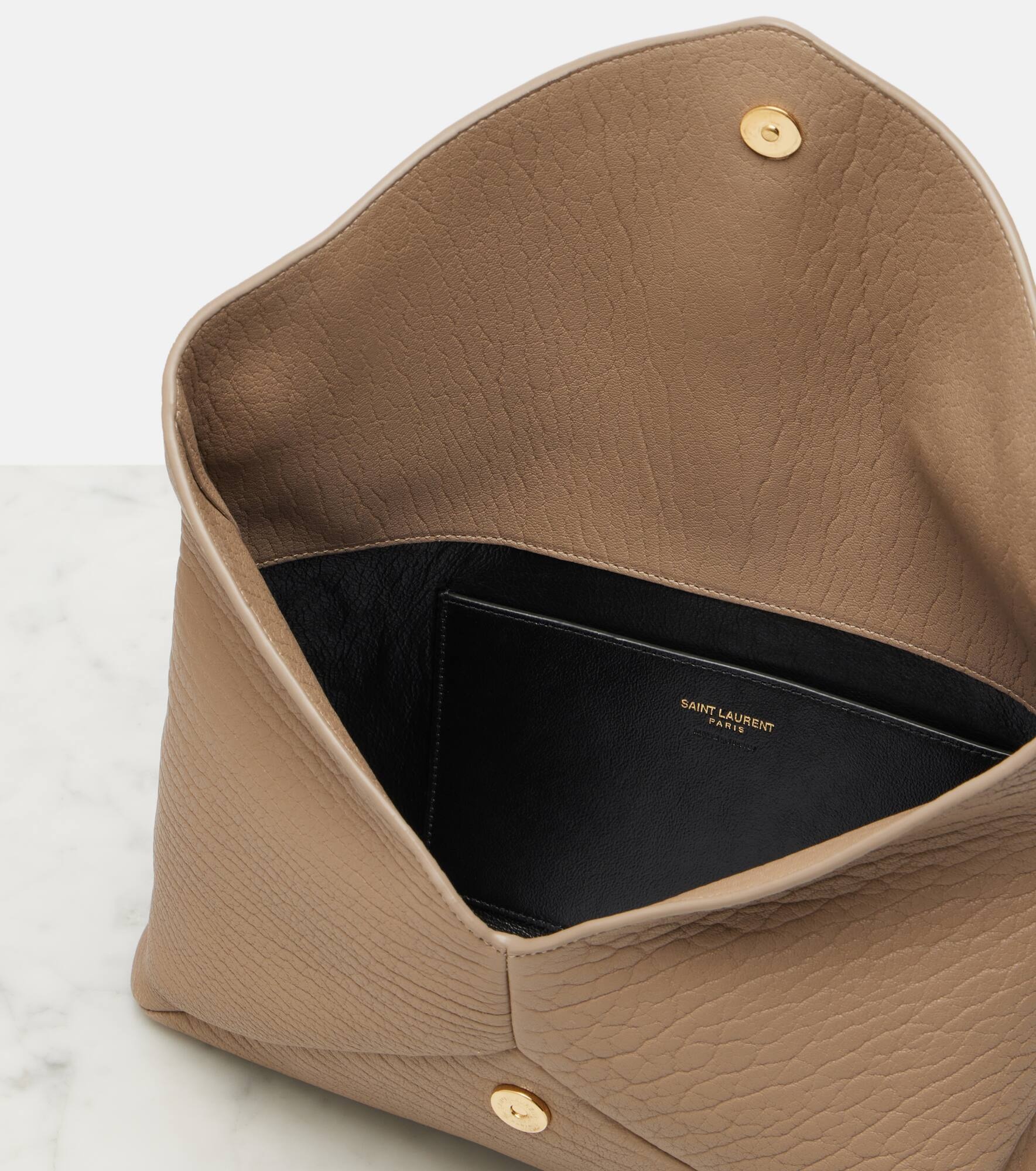 Cassandre Large leather clutch - 3