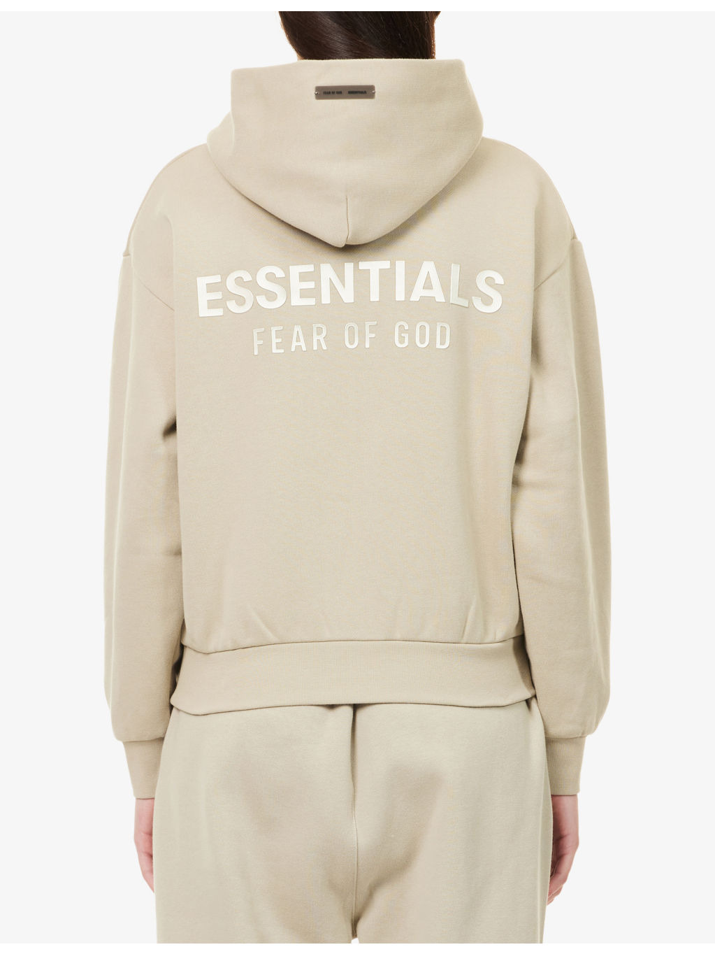 Embossed-Branding Classic-Fit Cotton-Blend Hoody - 4
