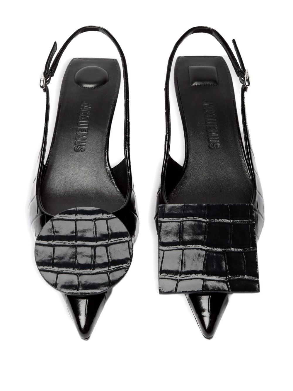 40mm Duelo crocodile-effect pumps - 4