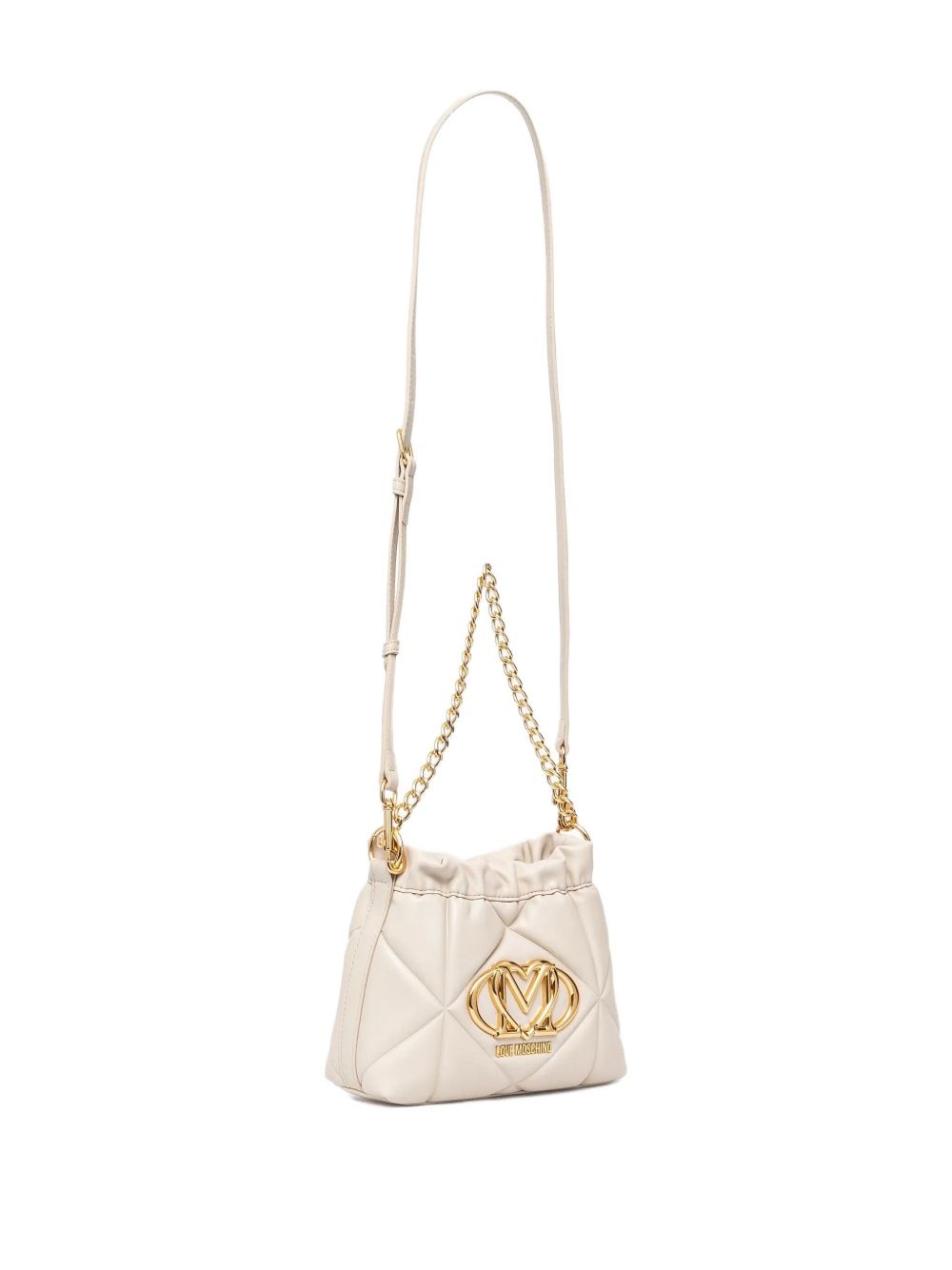 logo-plaque bucket bag - 2
