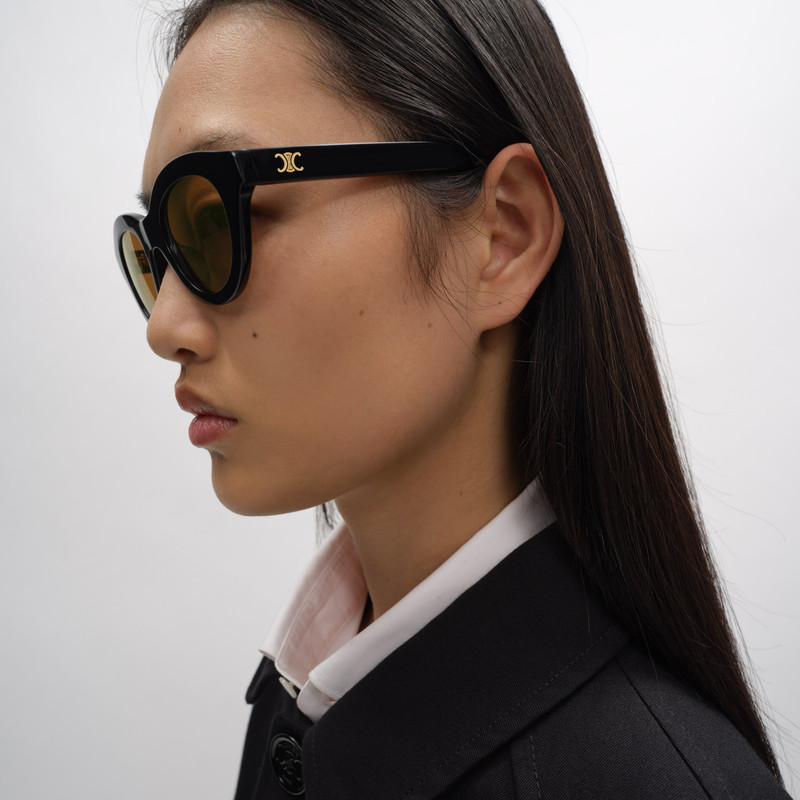 CELINE CL40338U Triomphe Mini 01 sunglasses in Acetate outlook