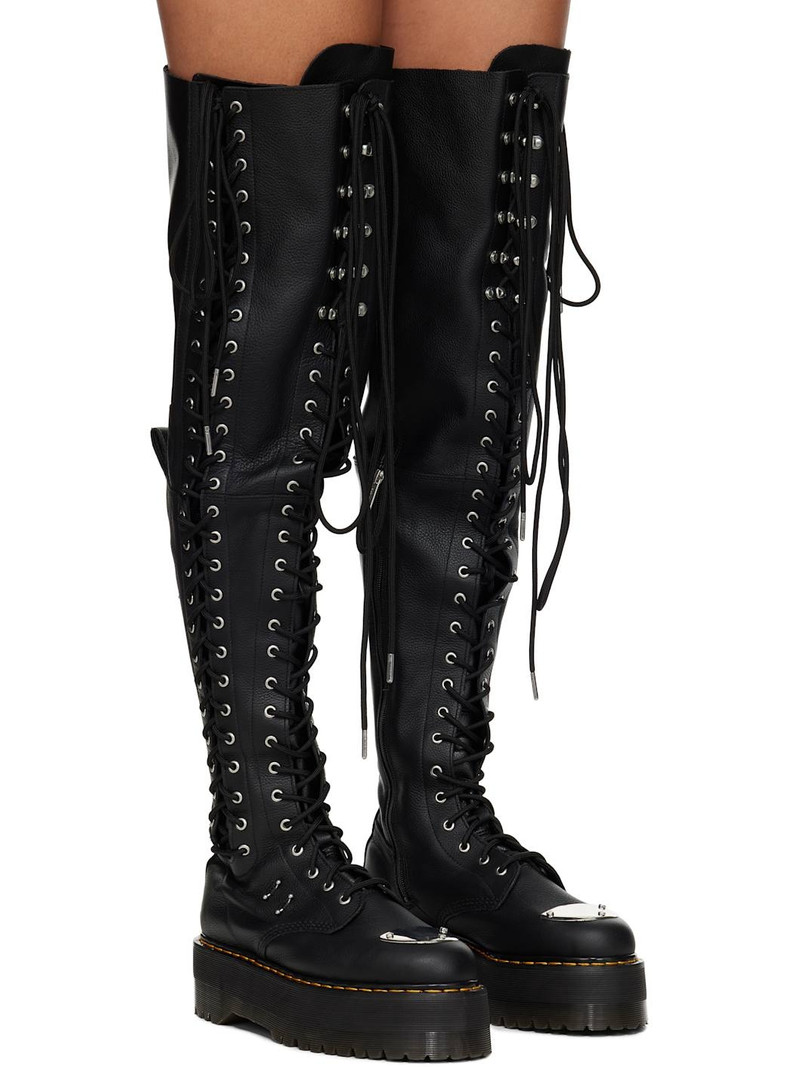 Black 28-Eye Extreme Max Tall Boots 4