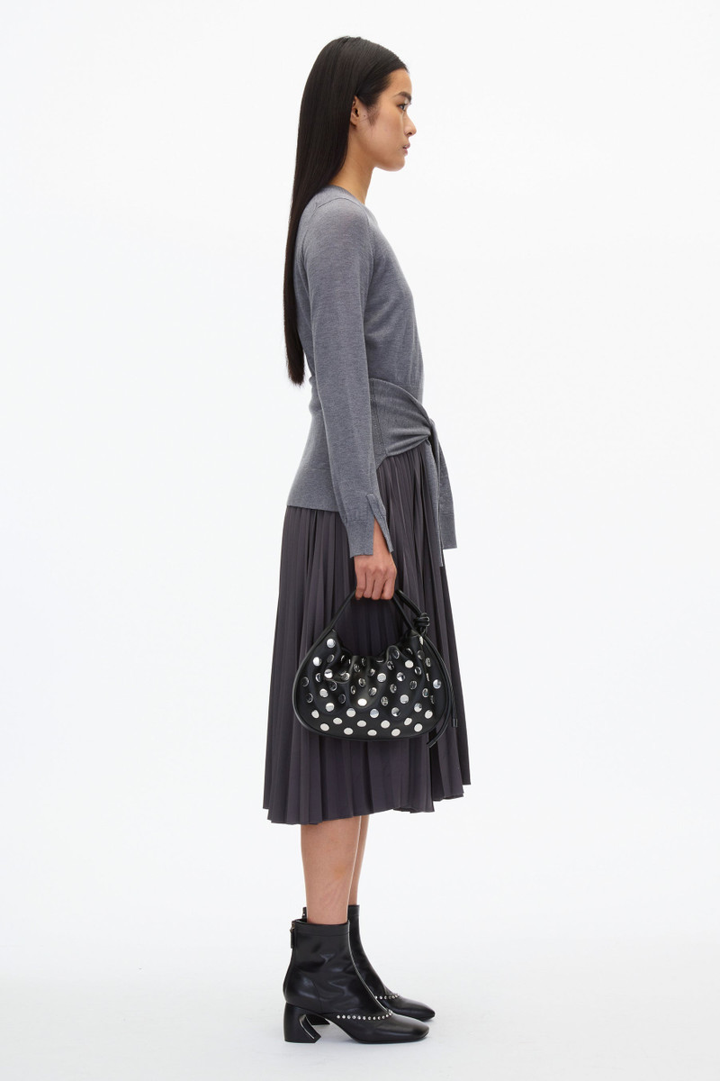 3.1 Phillip Lim Combo Pleated Dress with Tie Waist outlook