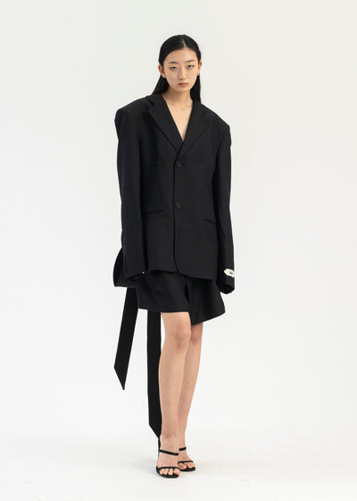GmbH BLACK BLAZER WITH REMOVABLE STOLE outlook
