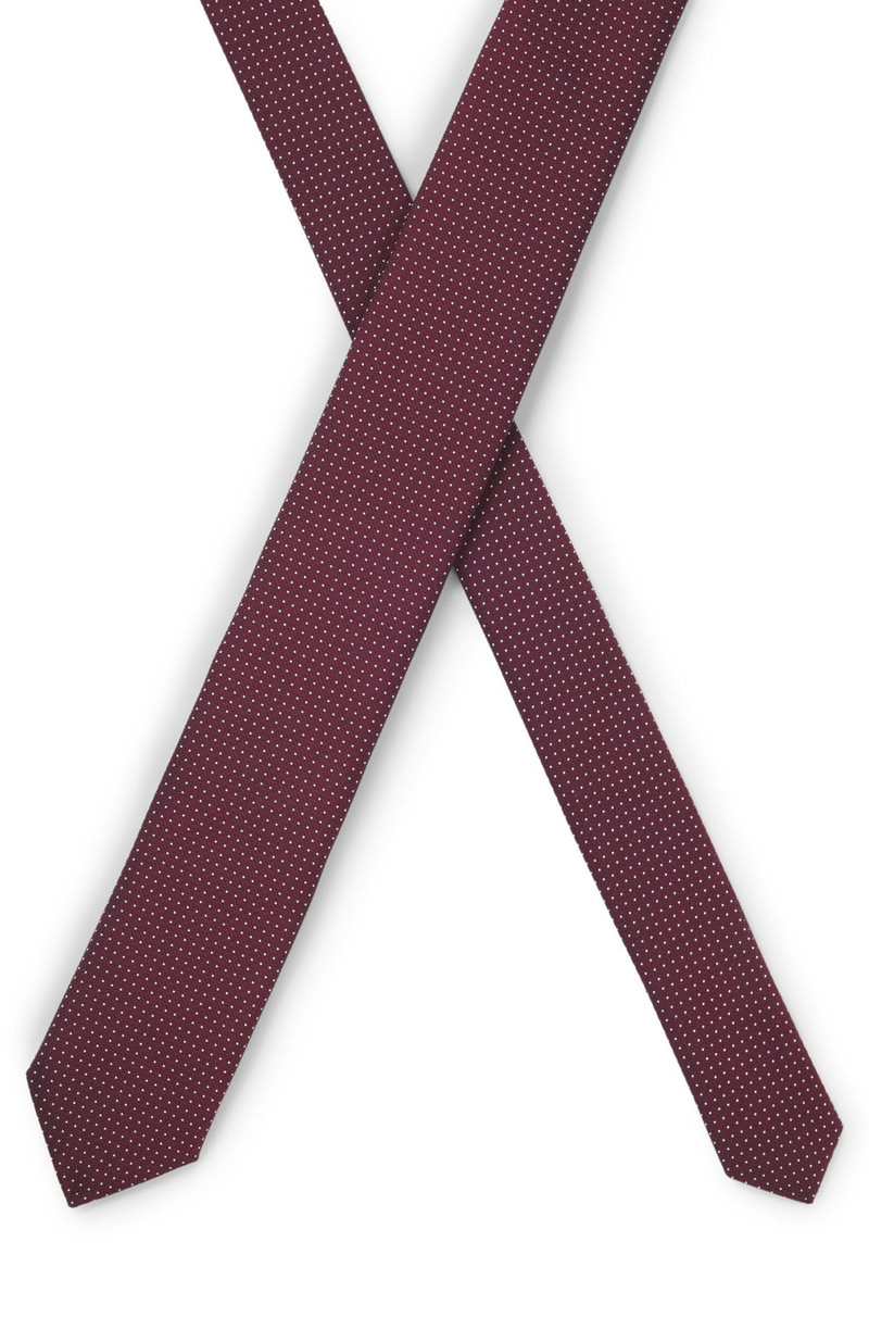 JACQUARD-PATTERN TIE IN A SILK BLEND 4