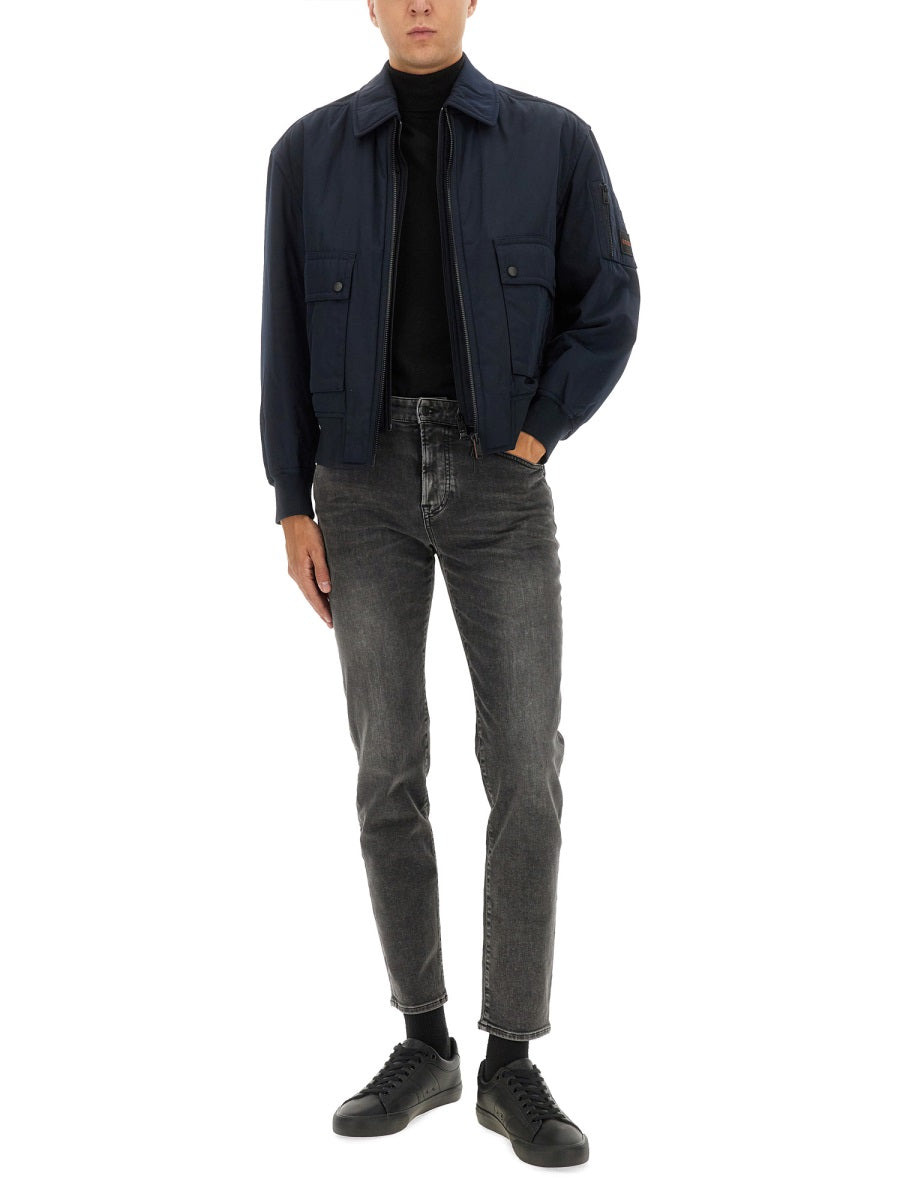 Bomber Jacket With Removable Lining - 2