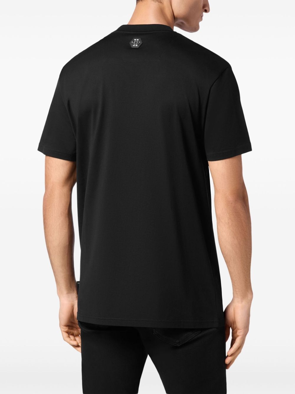 rhinestone-embellished cotton t-shirt - 4