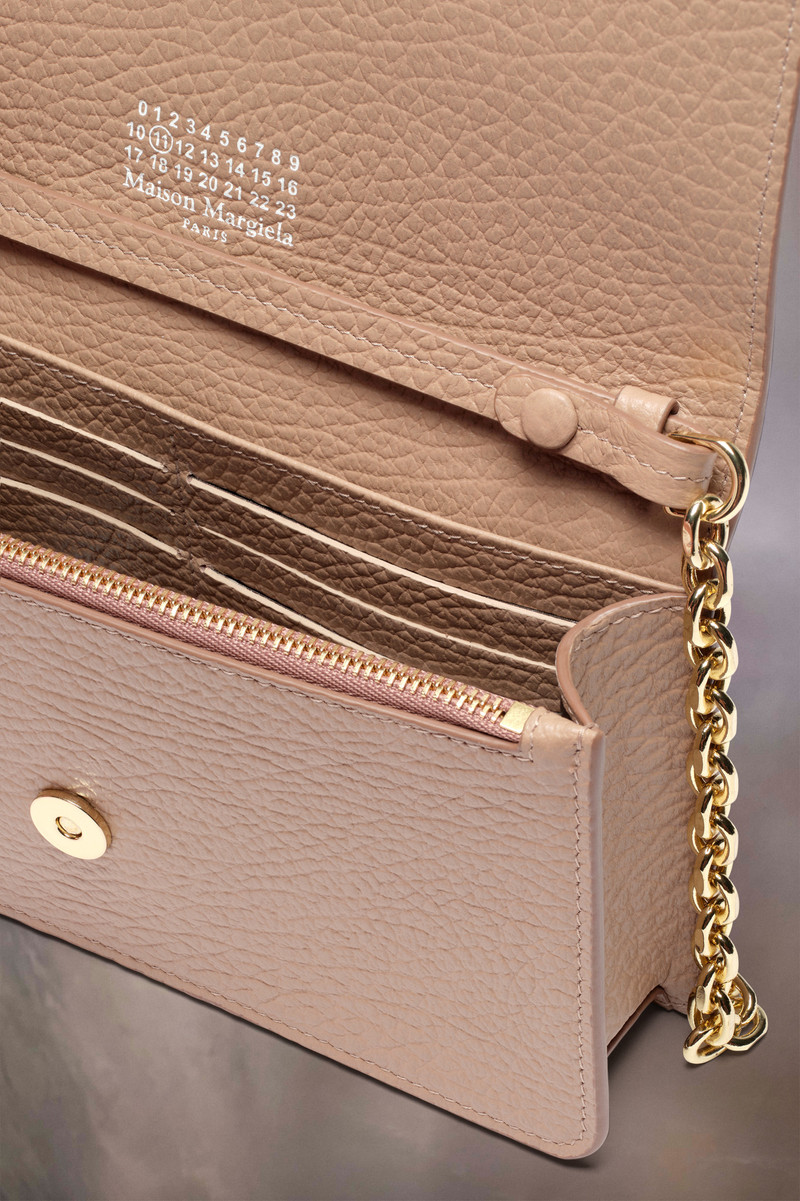 Four stitches chain wallet 4