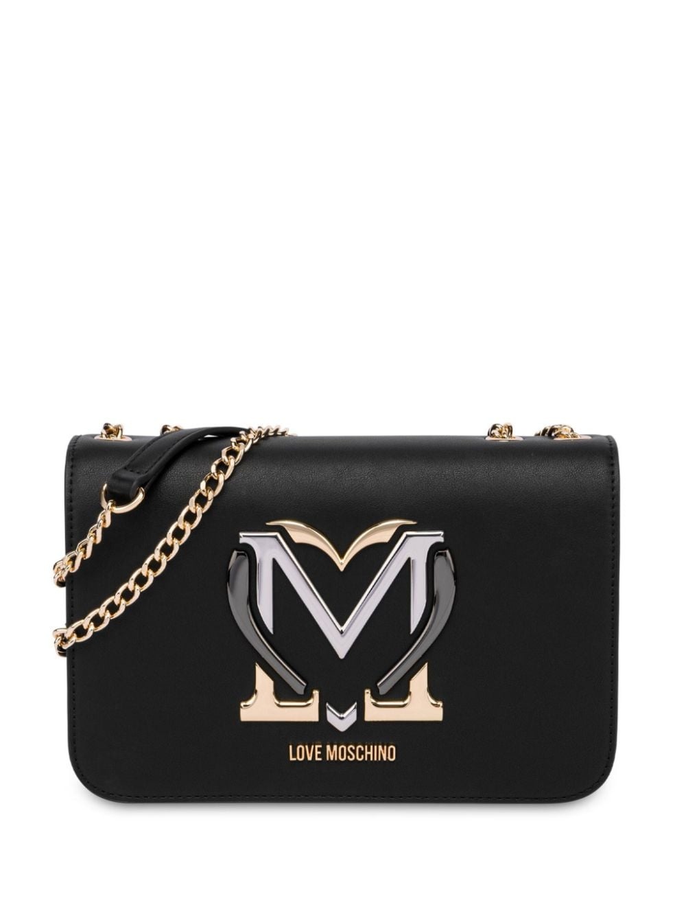 logo-appliqué shoulder bag - 1