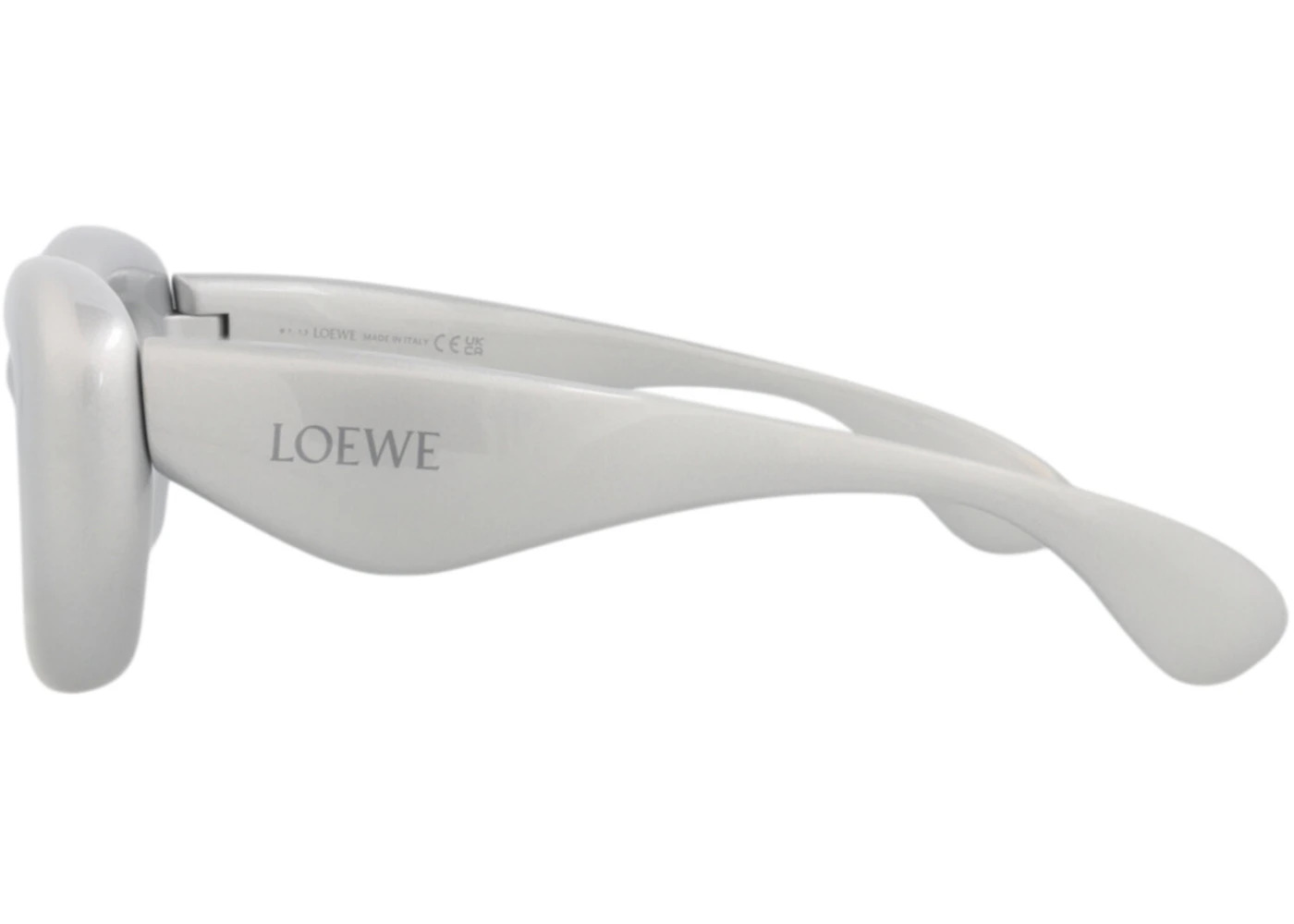 LOEWE Cat Eye Sunglasses Grey Grey Silver (LW40117I-47-20C) - 3