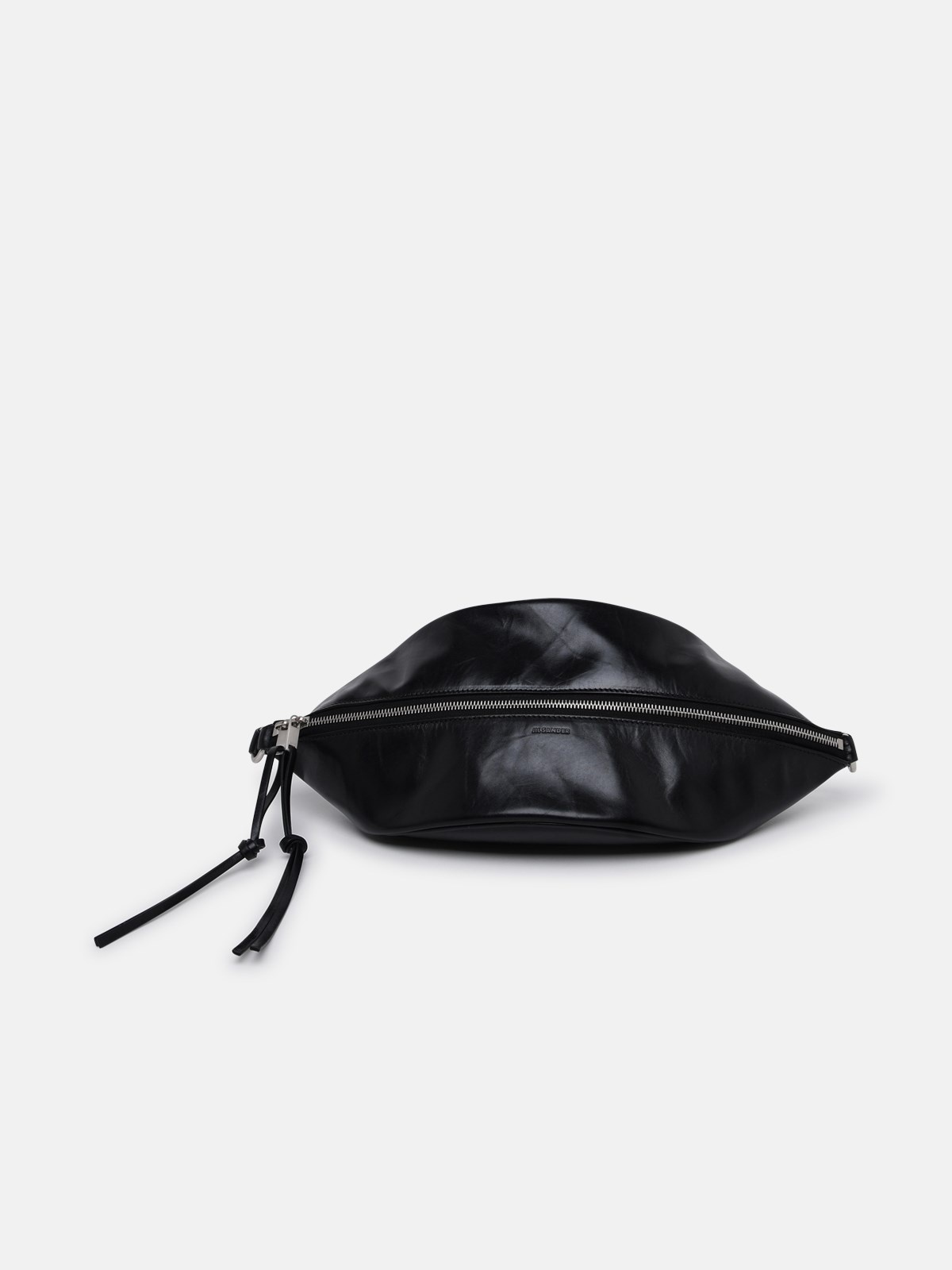 Black leather belt bag - 1