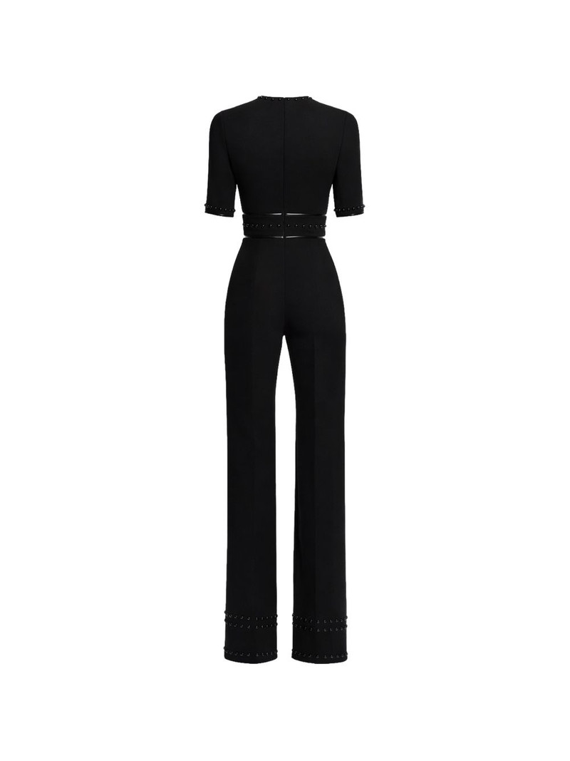 ELIE SAAB stud-embellishment jumpsuit outlook