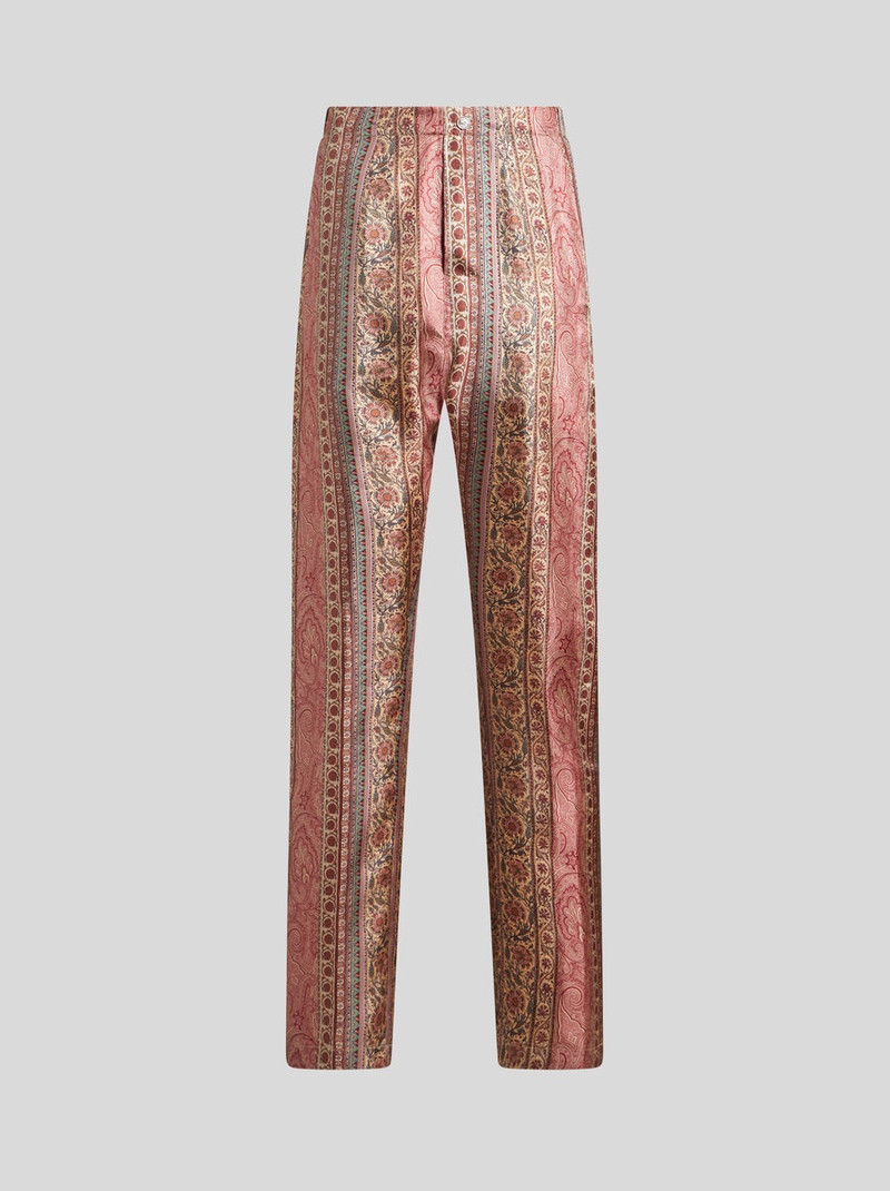 SILK PYJAMA-STYLE TROUSERS - 1