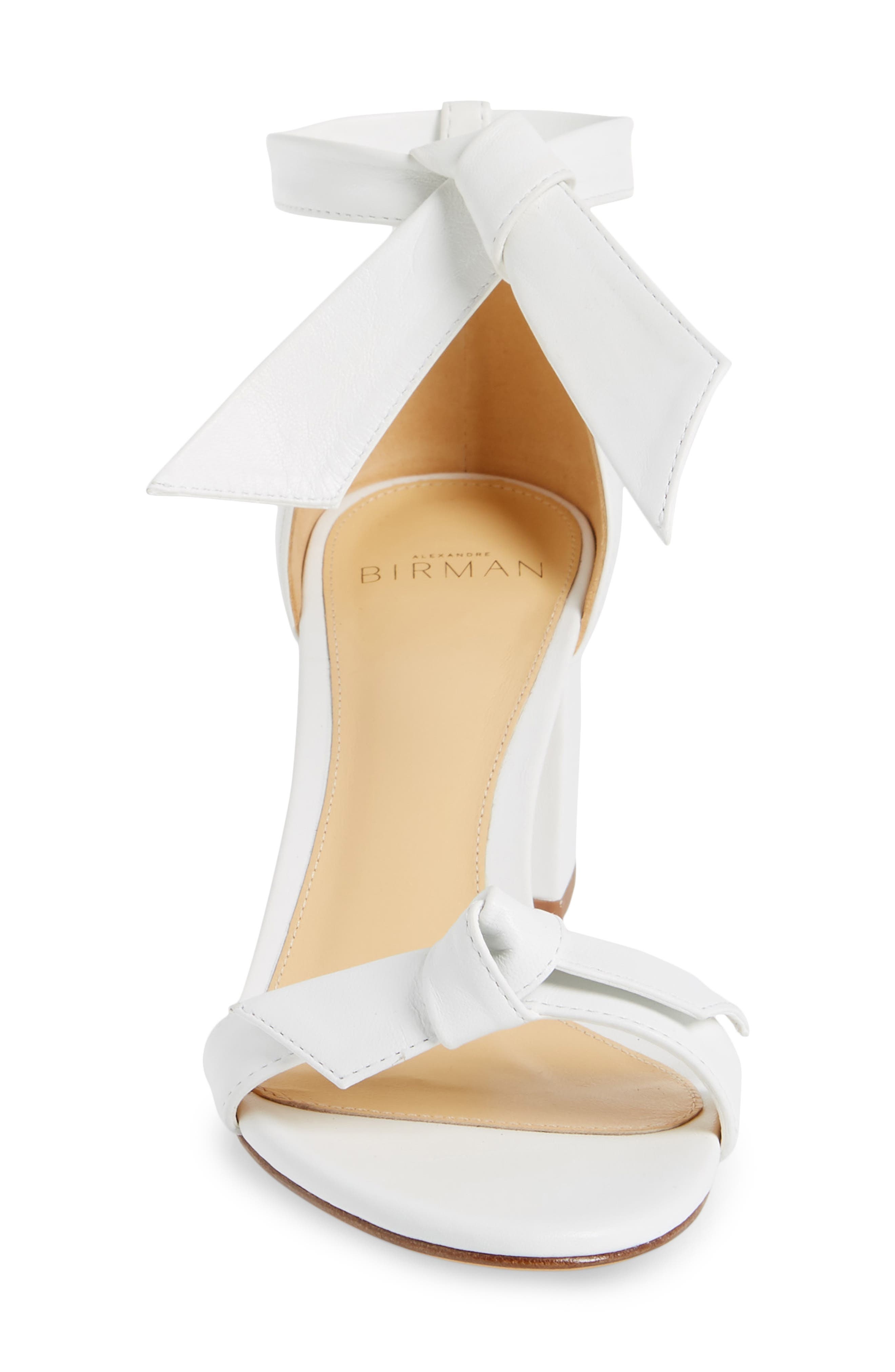 Alexandre Birman Clarita Block Heel Sandal in White at Nordstrom - 4