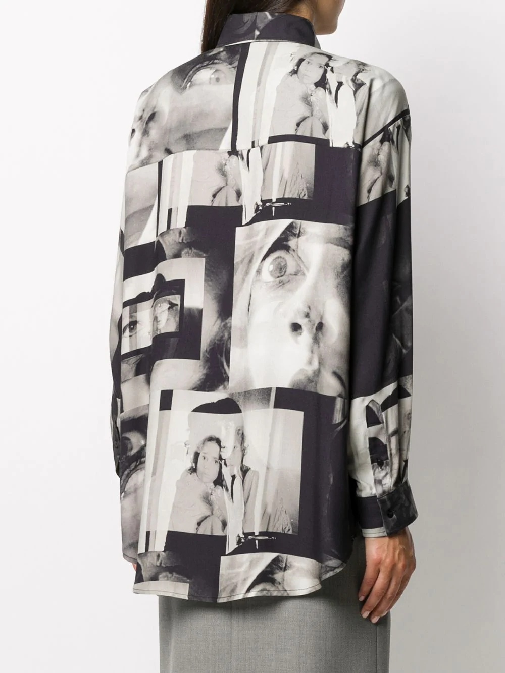 face-print shirt - 4