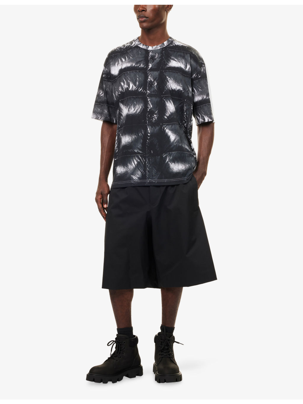Moncler x A$AP Rocky Printed Cotton-Jersey T-Shirt - 2