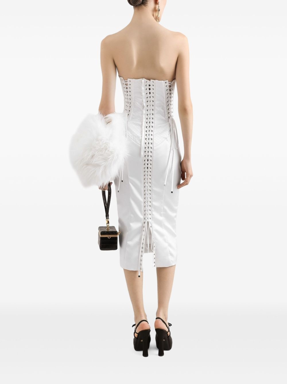 bustier midi dress - 3