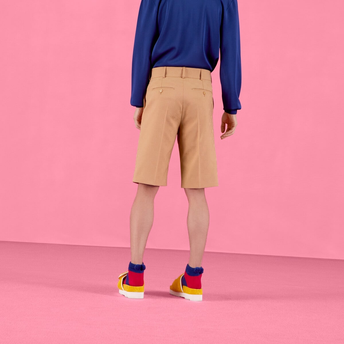 adidas x Gucci GG trefoil jacquard shorts - 7