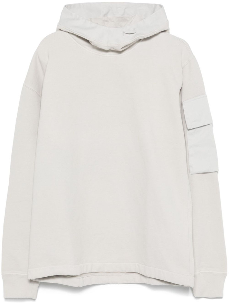 jersey-texture hoodie 1