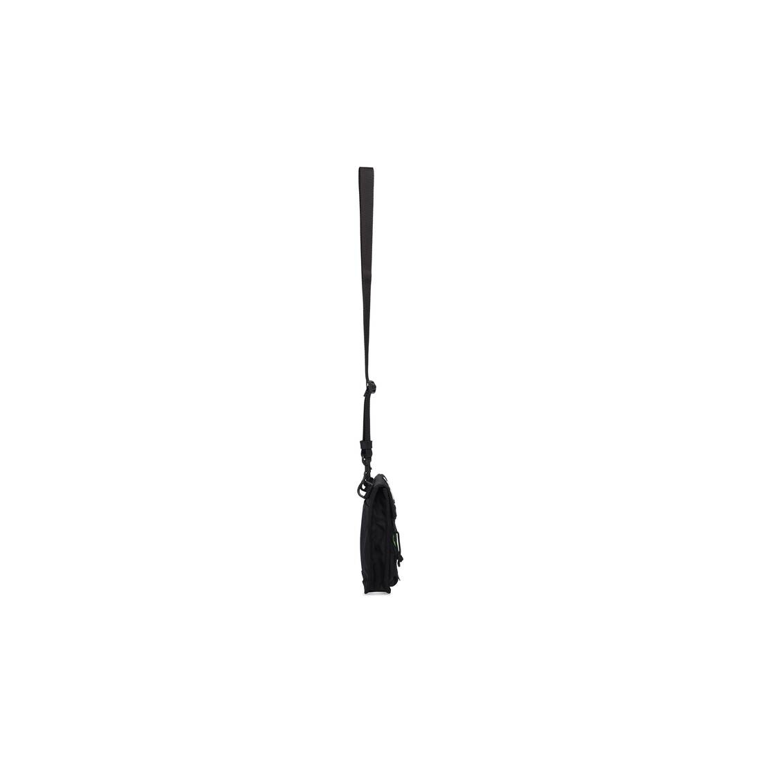 Men's Explorer Pouch With Strap in Black - 2