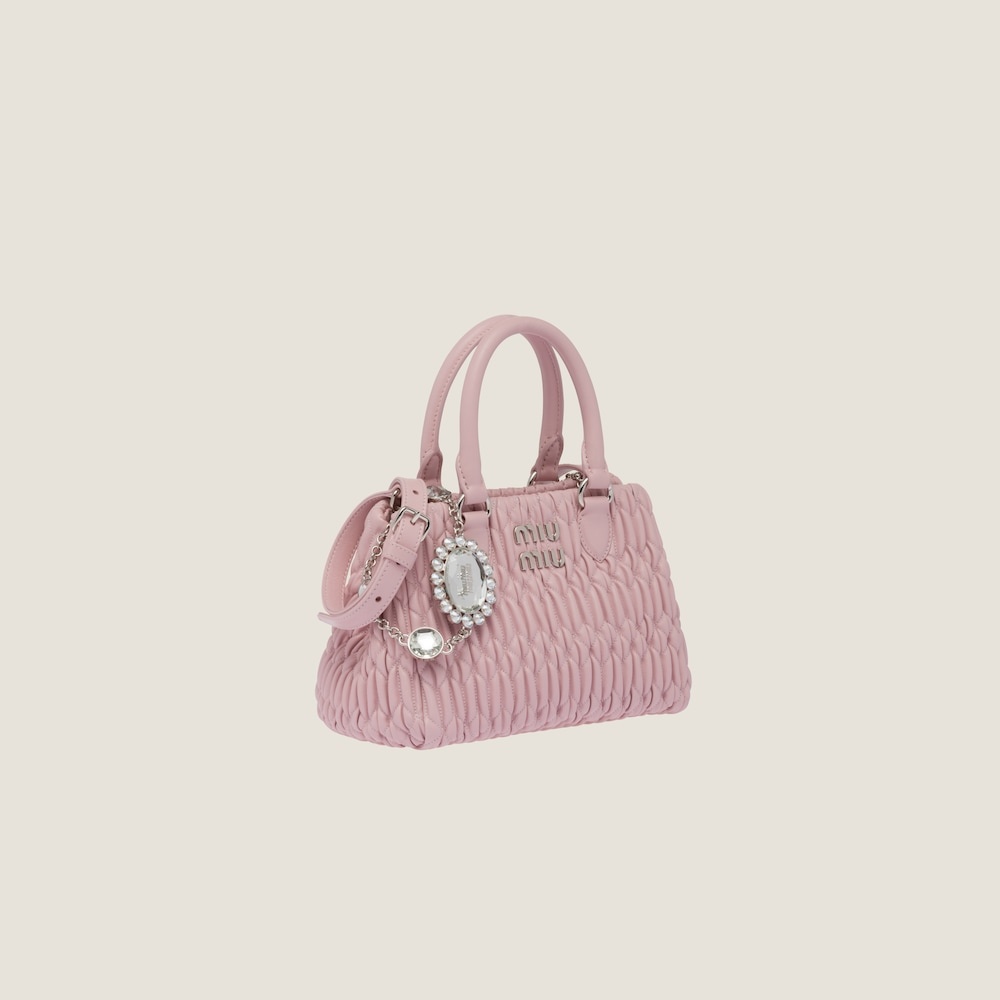 Miu Crystal nappa leather handbag - 2