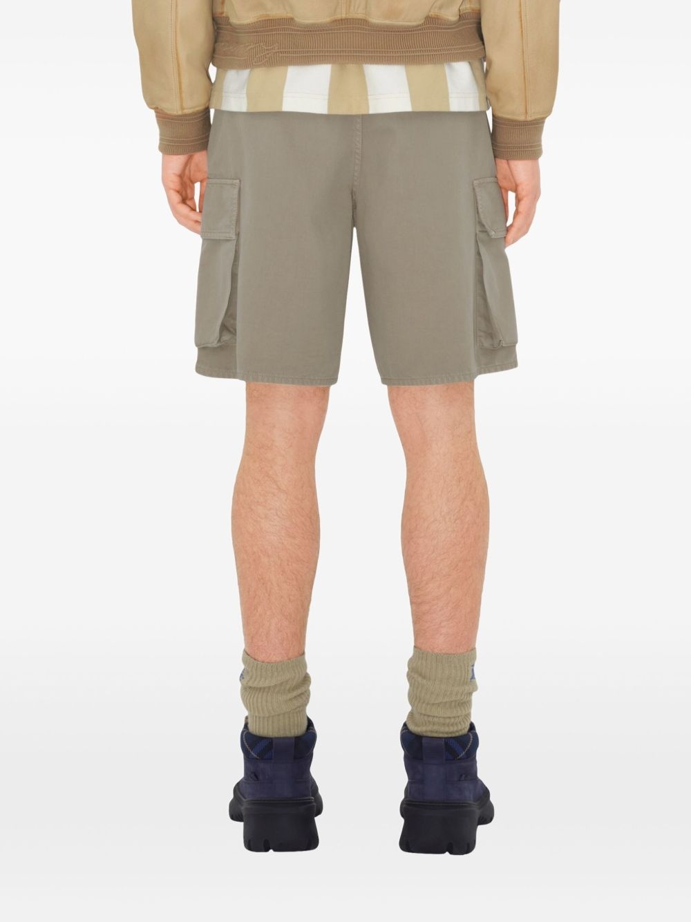 cotton cargo shorts - 4