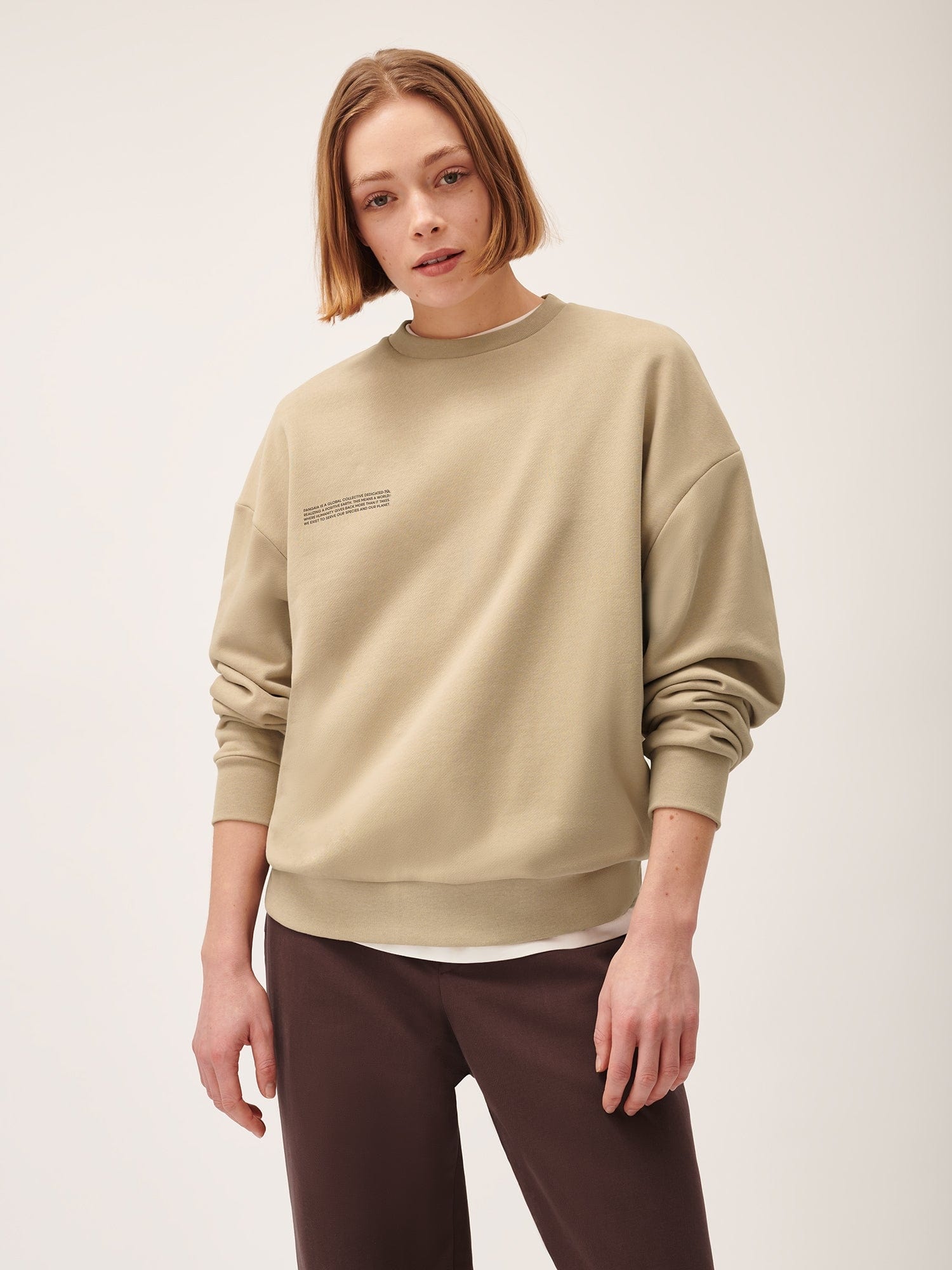 Womens 365 Midweight Sweatshirt - Birch-Beige - 2