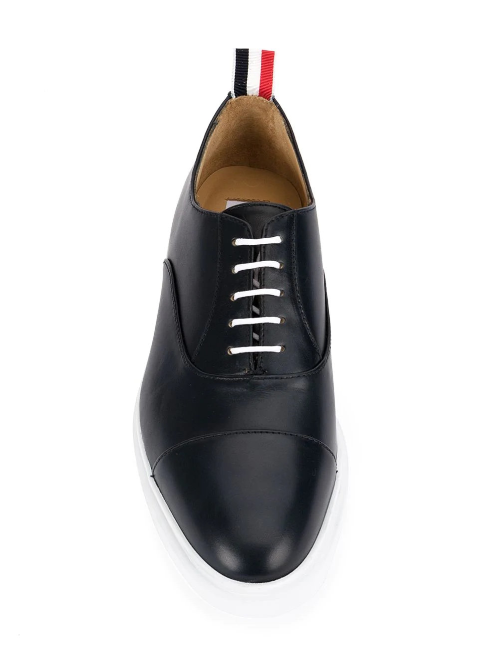 contrast sole Oxford shoes - 4