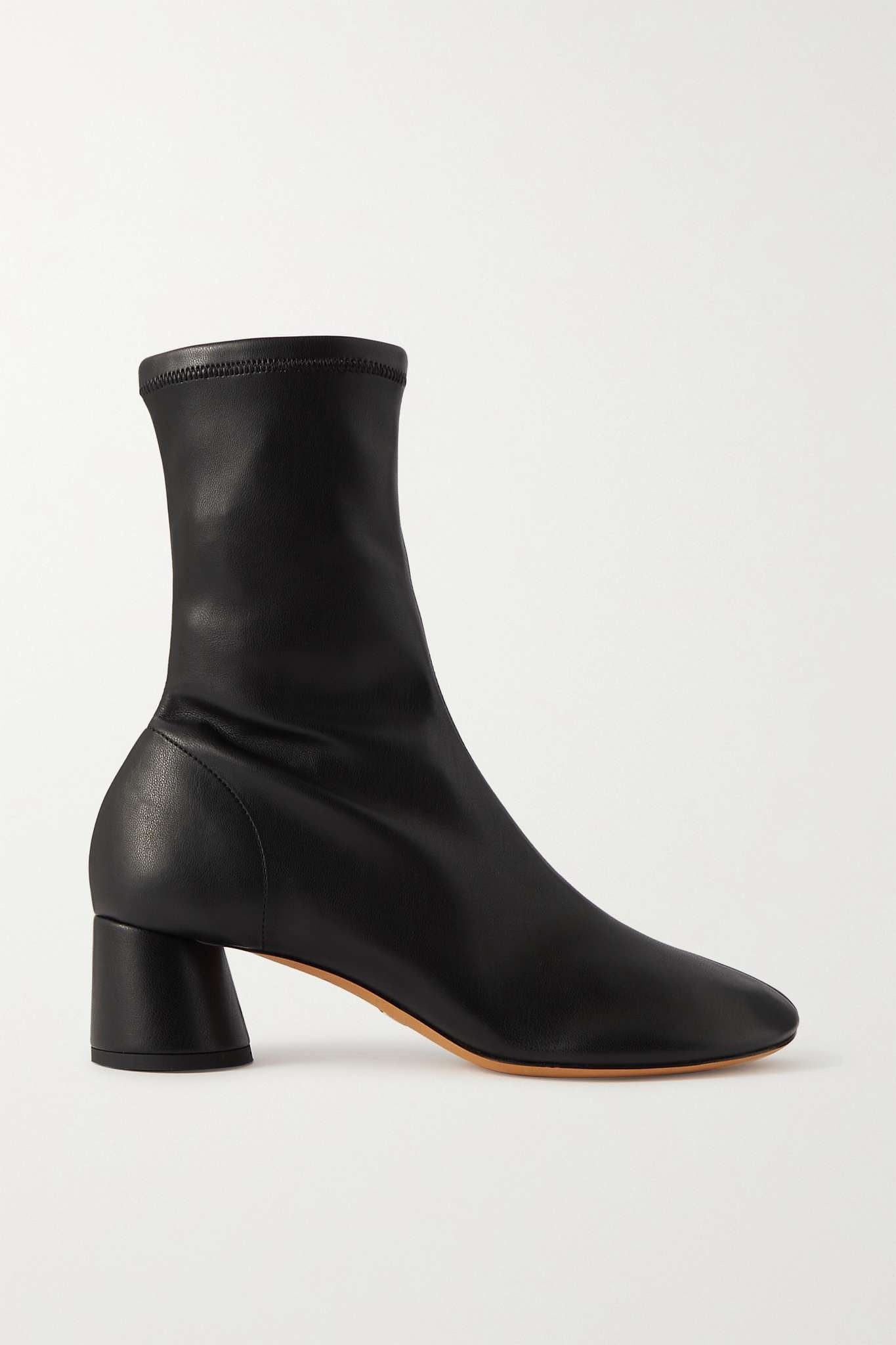 Glove leather ankle boots - 1