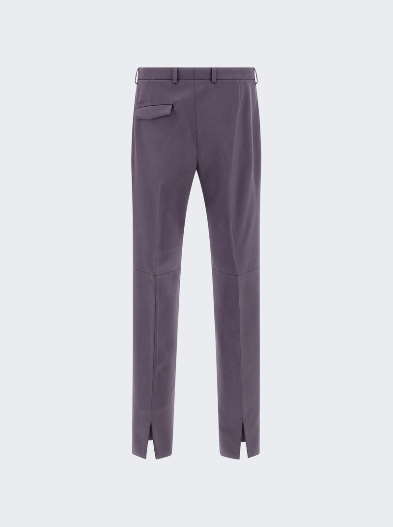 GUCCI Pant With Split On Back & Embroidered On Back Wisteria outlook