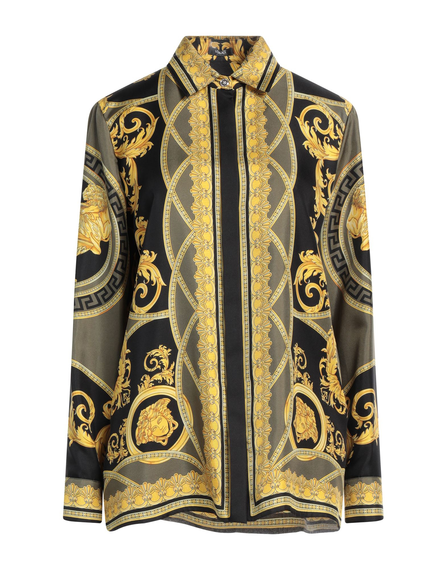 Black Women's Patterned Shirts & Blouses - 1