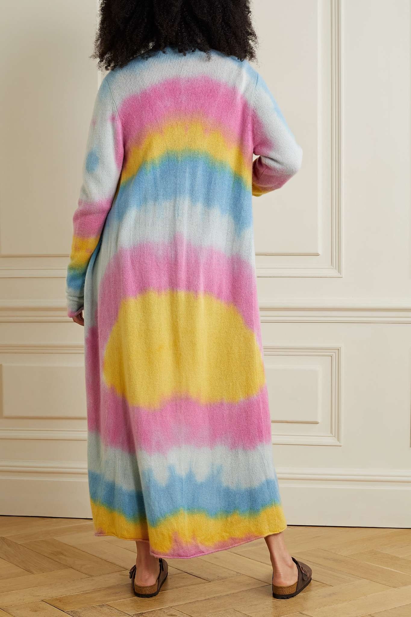 Hi-Fi tie-dyed cashmere cardigan - 3